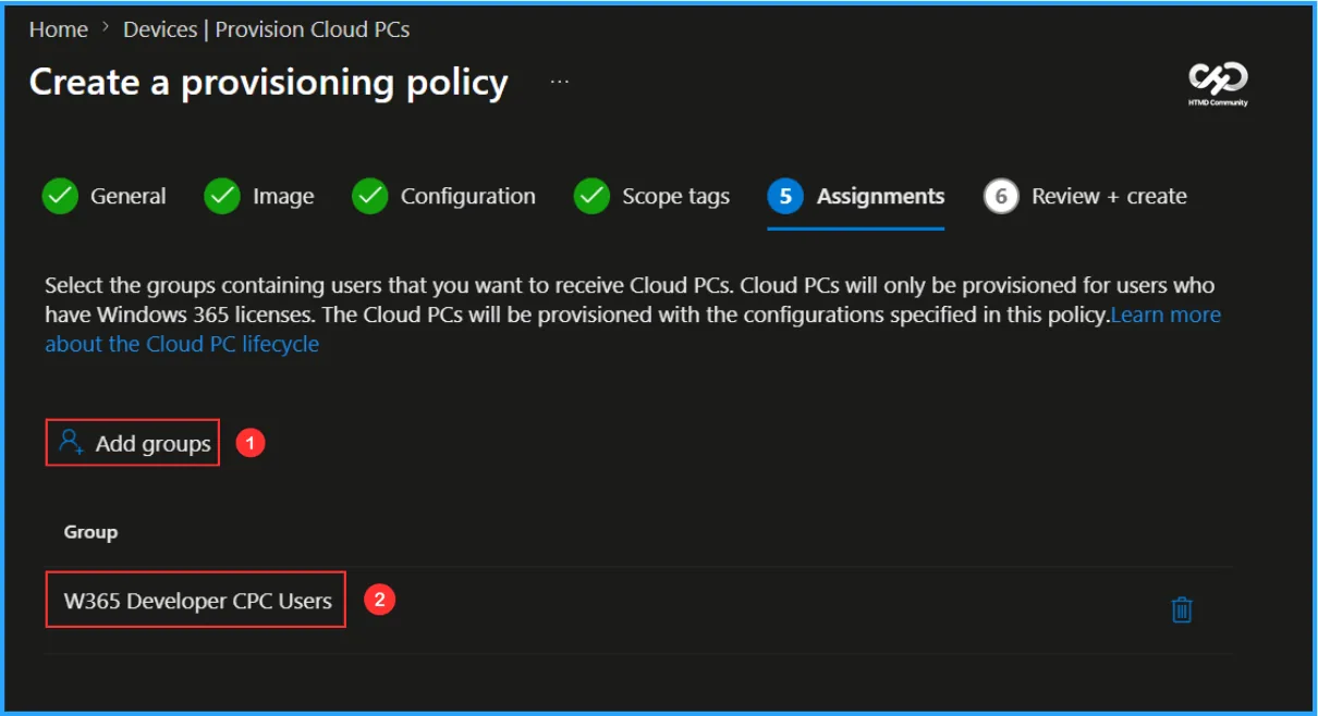 Experience: Access a full Cloud PC desktop — figure 6