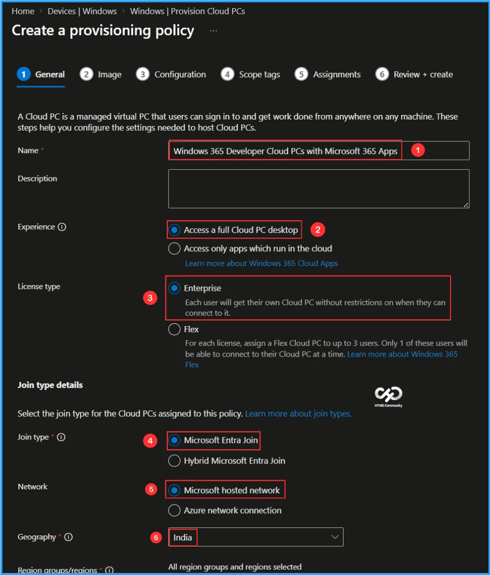 Experience: Access a full Cloud PC desktop — figure 2
